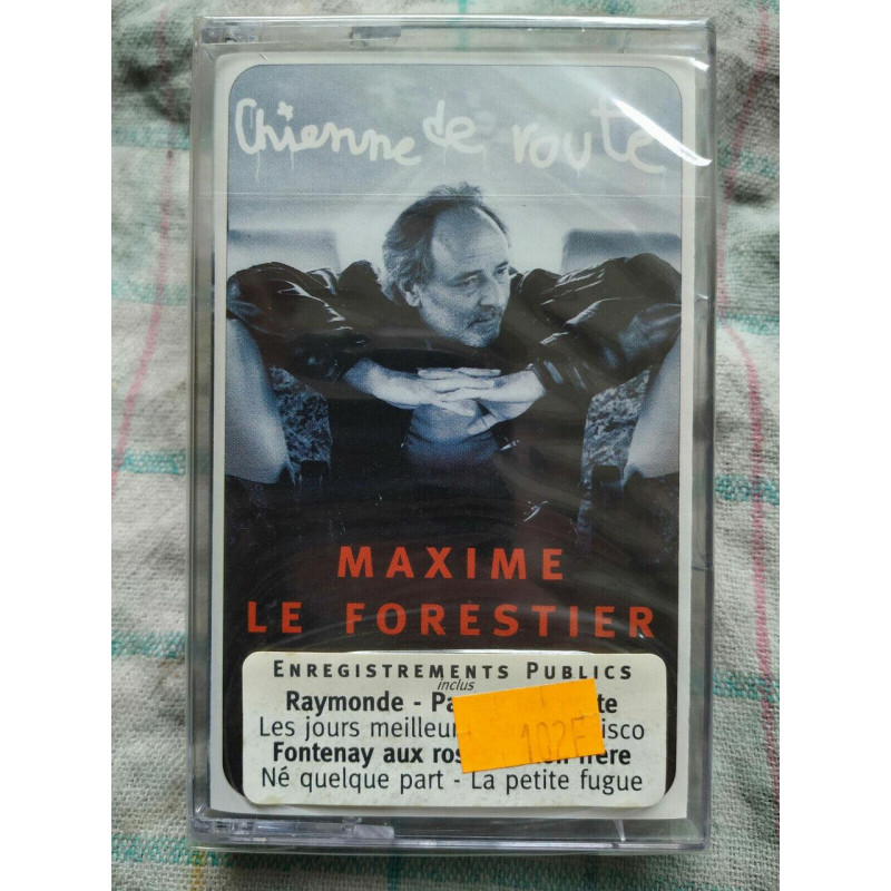Maxime Le Forestier Chienne de route Cassette Audio-K7 NEUVE SOUS...
