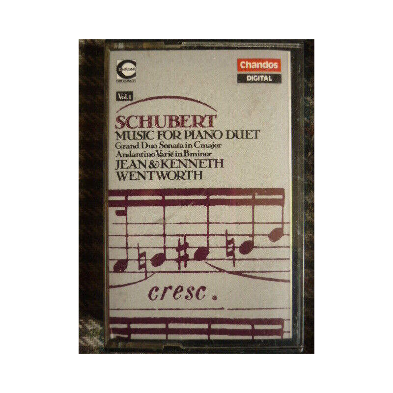 schubert Music for Piano Duet vol 1 Jean Kenneth wentworth Chandos...