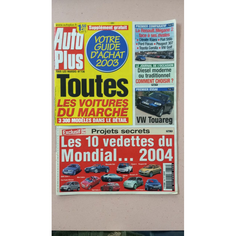 Revue Auto Plus N° 736