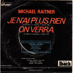 Je N'ai Plus Rien / On Verra