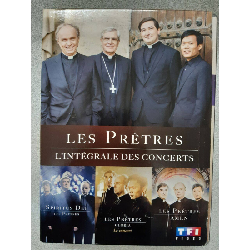 Coffret intégrale les prêtres en concert : spiritus dei , amen ,...