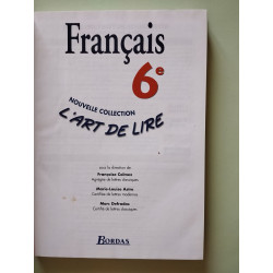 L'ART DE LIRE FRANCAIS 6e NOUVELLE COLLECTION