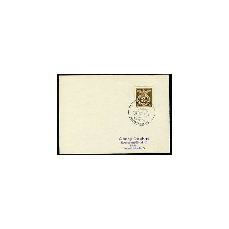 Allemagne n 762 Yv. cachet WW2 KALISCH Mi. 830