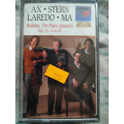 Ax Stern Laredo Ma Brahms The Piano Quartets 2x Cassette Audio NEUVE
