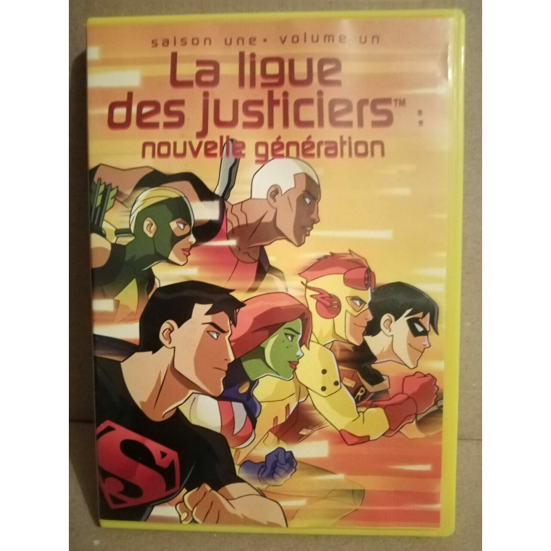 La ligue des justiciers Nouvelle génération Saison une Volume un DVD