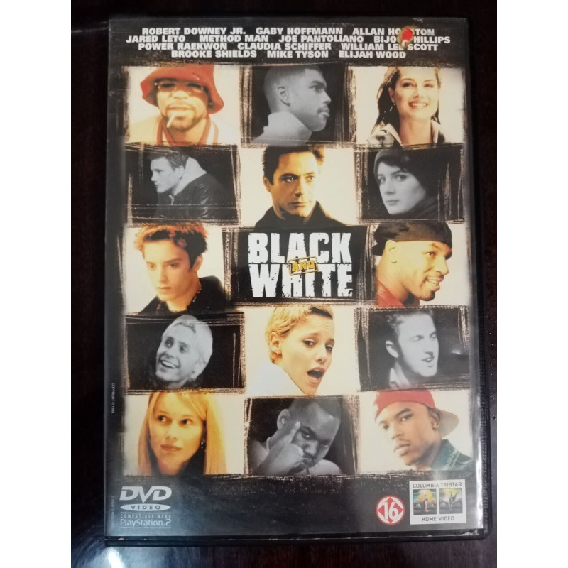 DVD Film. Black and white