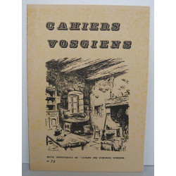 CAHIERS VOSGIENS n75 de Revue de L'Union des écrivains VOSGIENS VOSGES