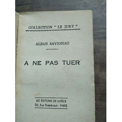 A Savignac A ne pas Tuer coll Le Jury n19 Les