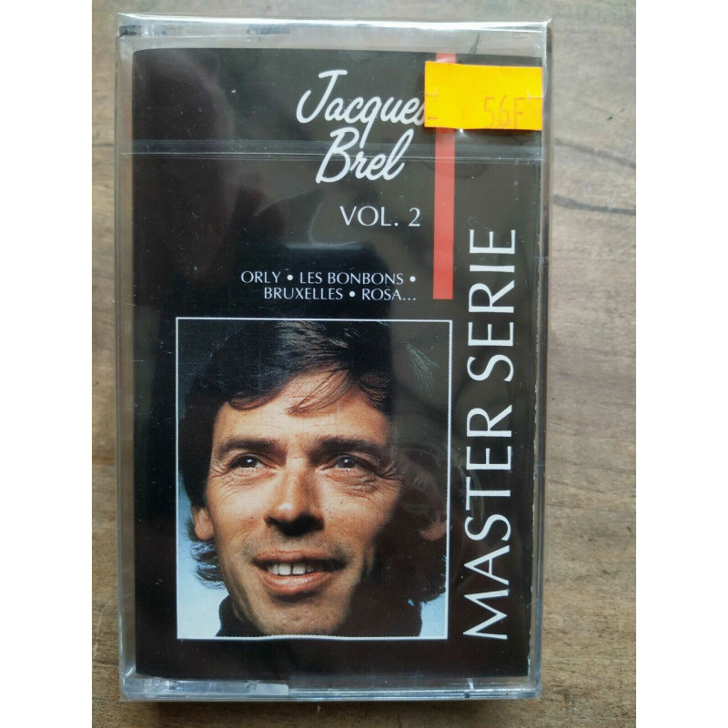 Master Serie - Jacques Brel Vol 2 Cassette Audio-K7 NEUVE SOUS BLISTER