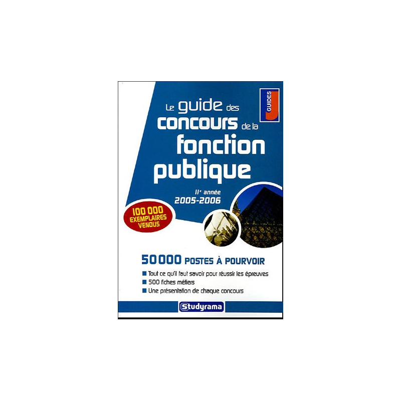 Le guide des concours de la fonction publique