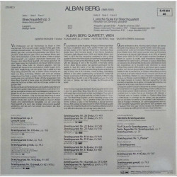 Streichquartett Opus 3 / Lyrische Suite