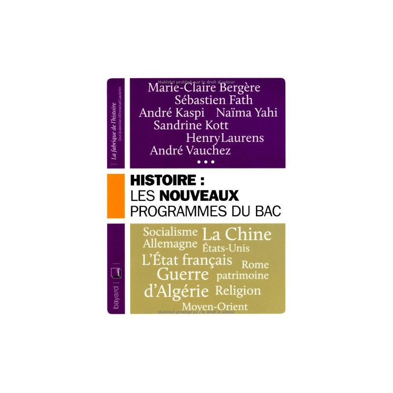 Histoire : Les Nouveaux Programmes Du Bac