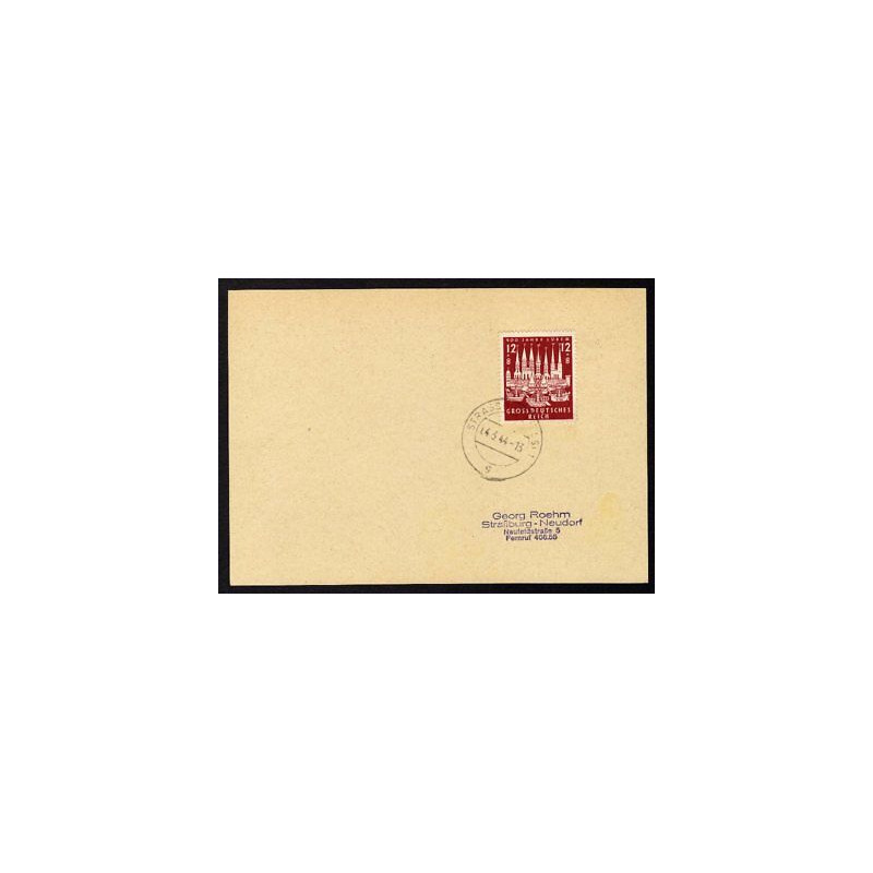 Allemagne n 781 Yv. avec cachet STRASSBURG Mi. 862
