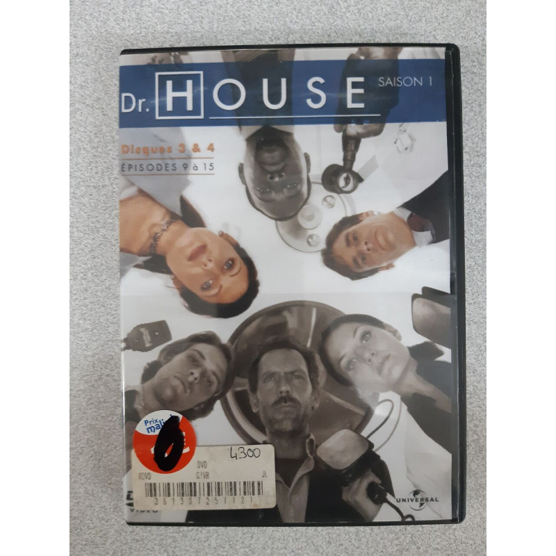 DVD Série Dr. House - Saison 1 - épisodes 9 à 5 - 2 DVD