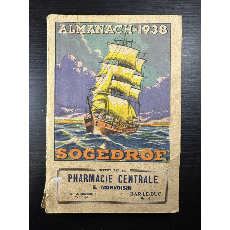 Almanach 1938 - Sogedrof - Pharmacie centrale