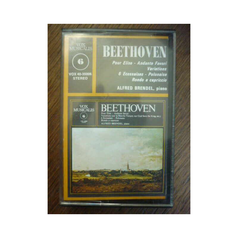 Beethoven Pour Elise-Andante Favori... Cassette VOX Musicalis 40-35006