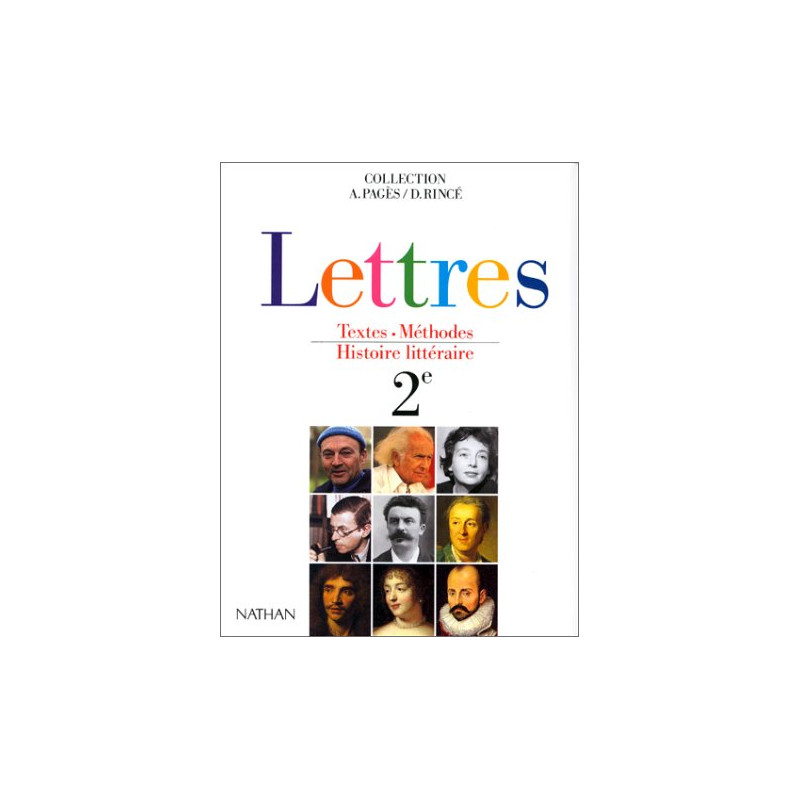 Lettres 2e: Textes méthodes hi