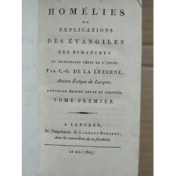 C-G de - Homélies ou Explication des évangiles des dimanchest 1 1804