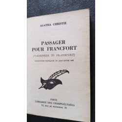 Passager pour Francfort