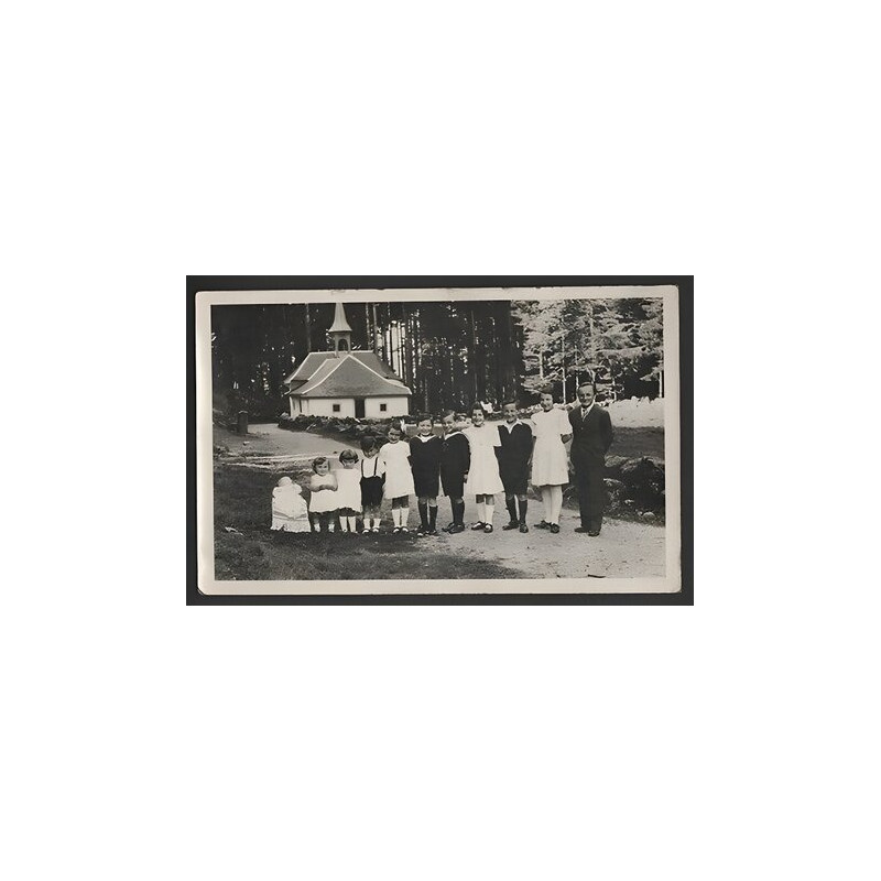 CPA 88 VENTRON Vosges Ermitage Frère Joseph La Famille LEDUC carte...