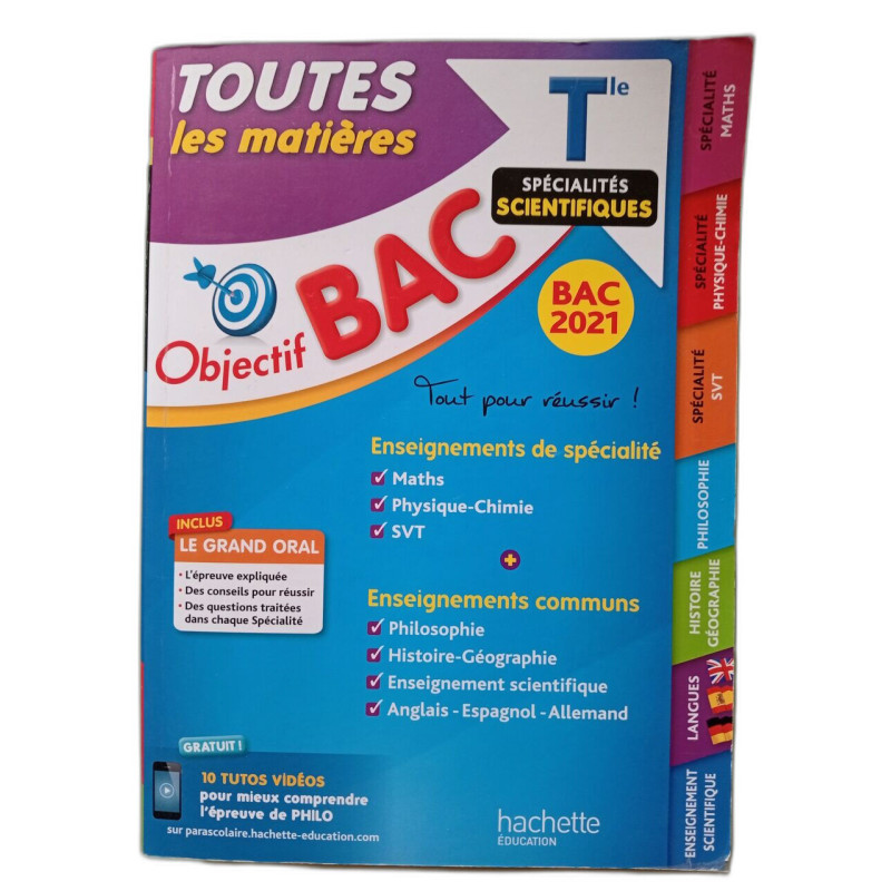 Objectif BAC - Physique-Chimie-SVT BAC 2021