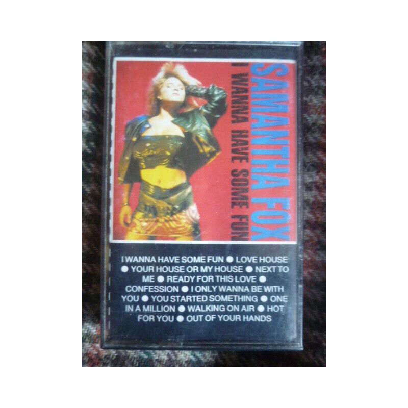 SAMANTHA FOX I wanna have some fun Cassette Audio-K7 JIVE ZK 71929