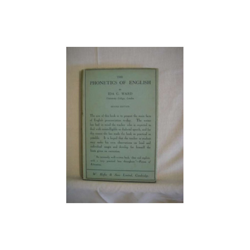The Phonetics of English [Relié] by I.C. Ward