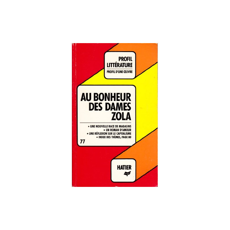 Au bonheur des dames Zola