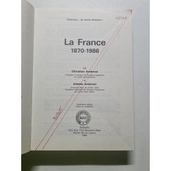 La france 1870 - 1986