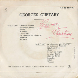 Moulin Rouge / Ma Chanson / C'est Vous C'est Vous / Marco-Polo