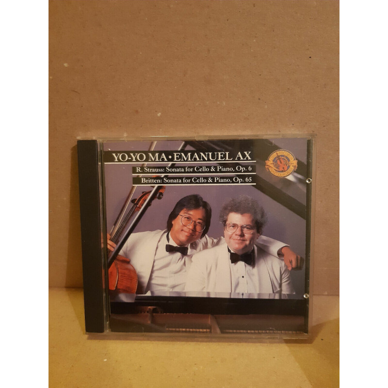 R. Strauss Britten Sonatas - Yo-Yo Ma Emanuel Ax CD