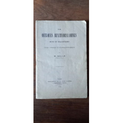 m Sallé Sur Quelques Benzhydrylamines l maretheux