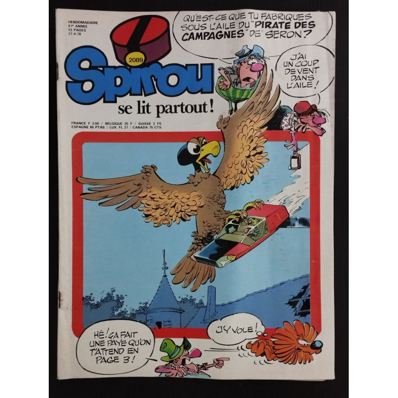 Revue Le Journal de Spirou N° 2089