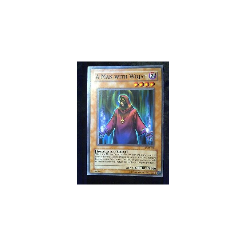 A man with wdjat PGD-068 Yu-Gi-Oh