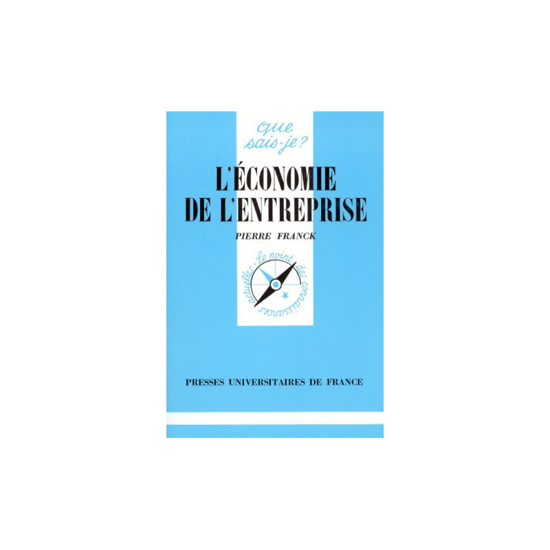 L'Economie de l'entreprise