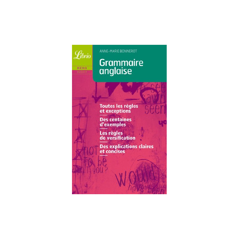 Grammaire anglaise
