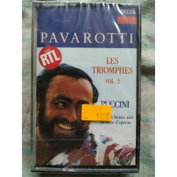 Pavarotti Le Triomphes Vol 2 Puccini Cassette Audio-K7 NEUVE SOUS...
