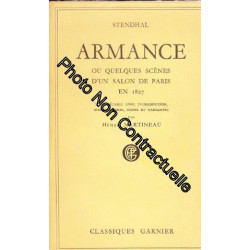 Armance ou quelques scènes d'un salon de Paris en 1827. Texte...