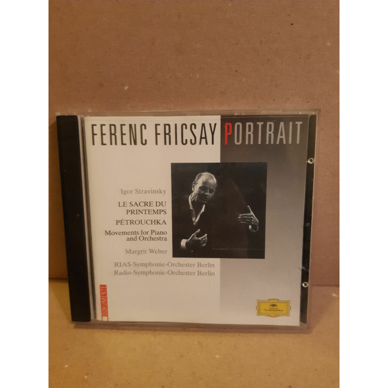 Stravinsky Le Sacre du printemps - Ferenc Fricsay Portrait CD