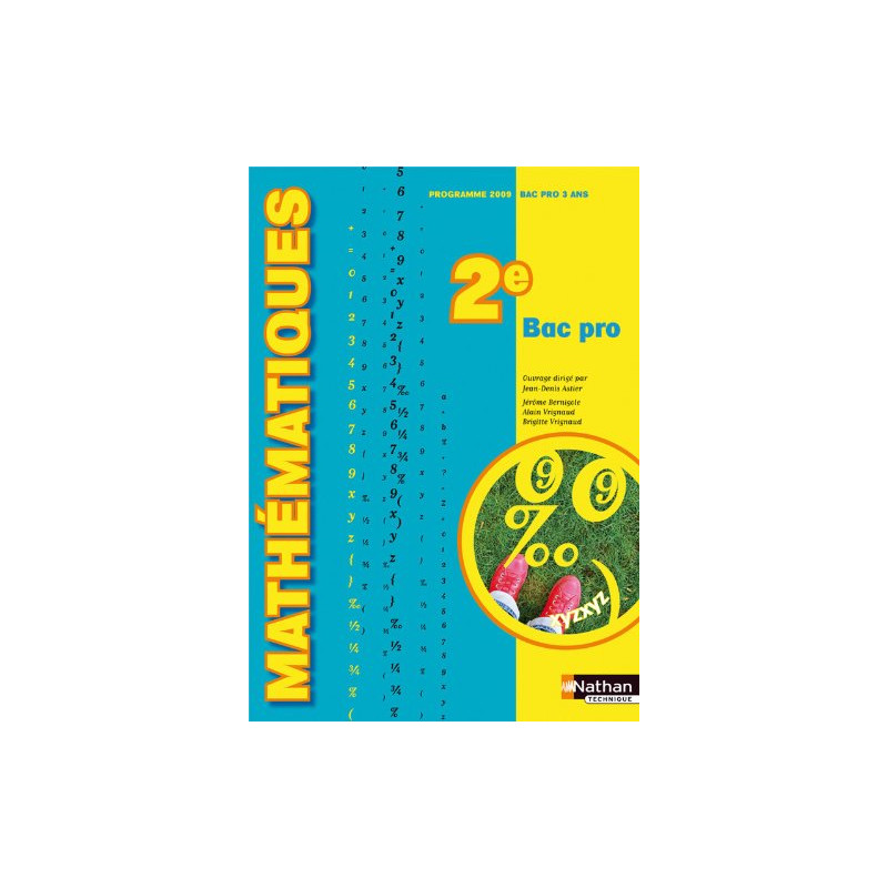 Mathematiques 2e bac pro e 09