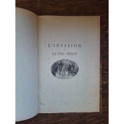 Backmann-Chatrian - L'invasion ou Le Fou Yégof Idéal-Bibliothèque