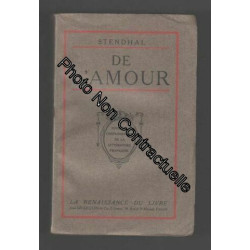 De l'Amour par l'auteur de l'eHistoire de la peinture en Italiee...