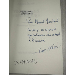Toutes Voix Confondues (+signature)