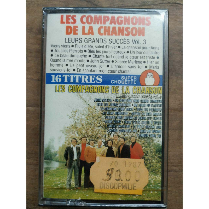 Les Compagnons de la chanson Leurs grands succès Vol 3 Cassette...