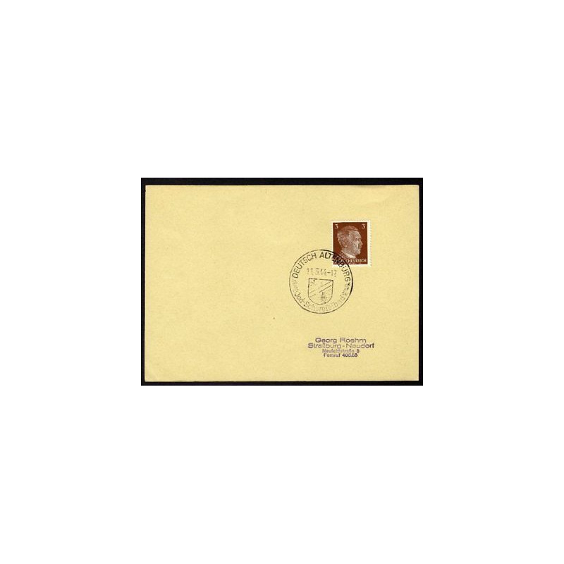 Allemagne n 706 Yv. cachet WW2 DEUTSCH ALTENBURG Timbre Allemand...