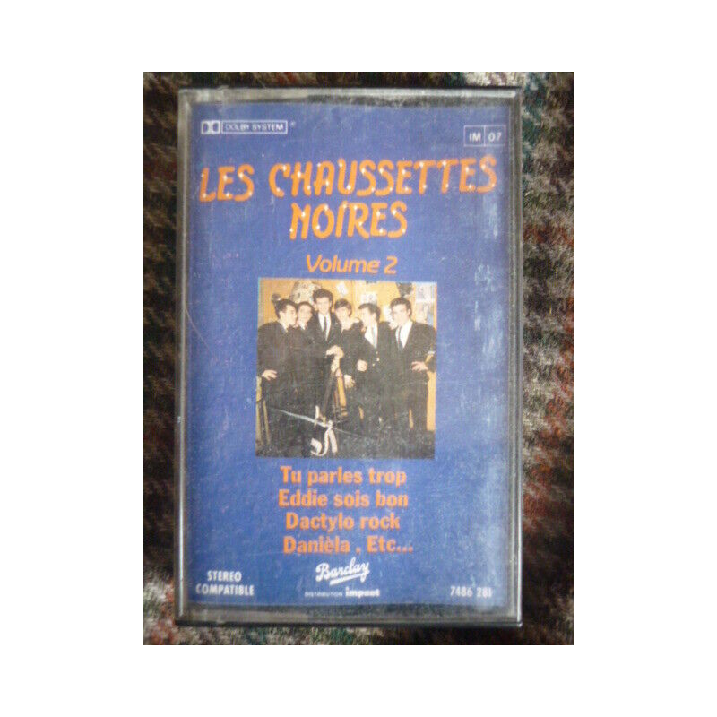Les Chaussettes Noires Volume 2 Cassette Audio-K7 Barclay 7486-281