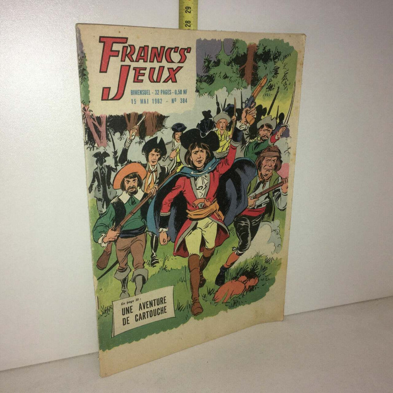 Bimensuel FRANCS JEUX n 384 du 15051962 UNE AVENTURE DE CARTOUCHE