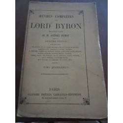 œuvres Complètes de Tome Quatrième trad de pichot Garnier Frère