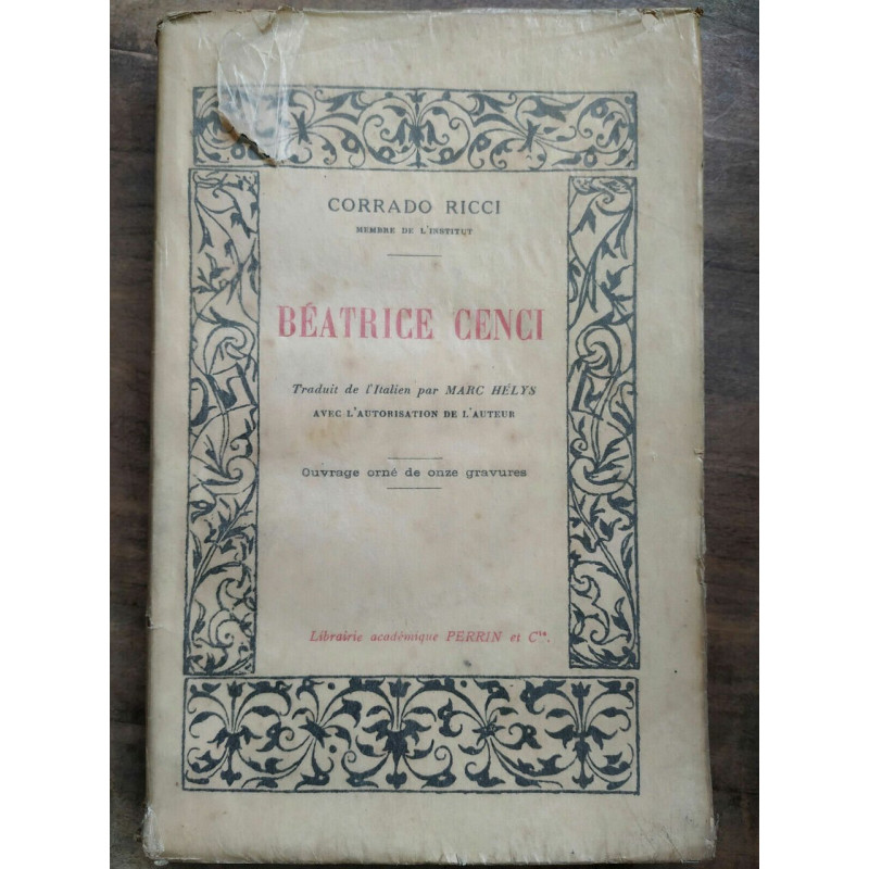 Corrado ricci Béatrice cenci perrin