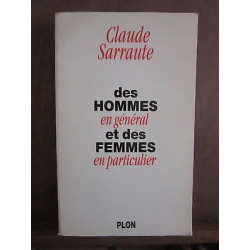Claude sarraute Des hommes en général et Des femmes en particulier